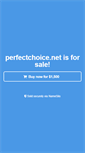 Mobile Screenshot of perfectchoice.net